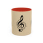 Musical Notes Coffee Mug - Perfect Gift for Music Lovers