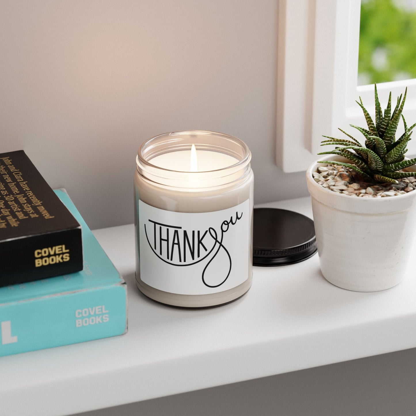 Thank You Scented Soy Candle — 9oz Thankful Gift Jar