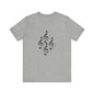 Musical Notes Tee - Perfect for Music Lovers, Casual Wear, Concerts, Festivals, Unique Gift Idea