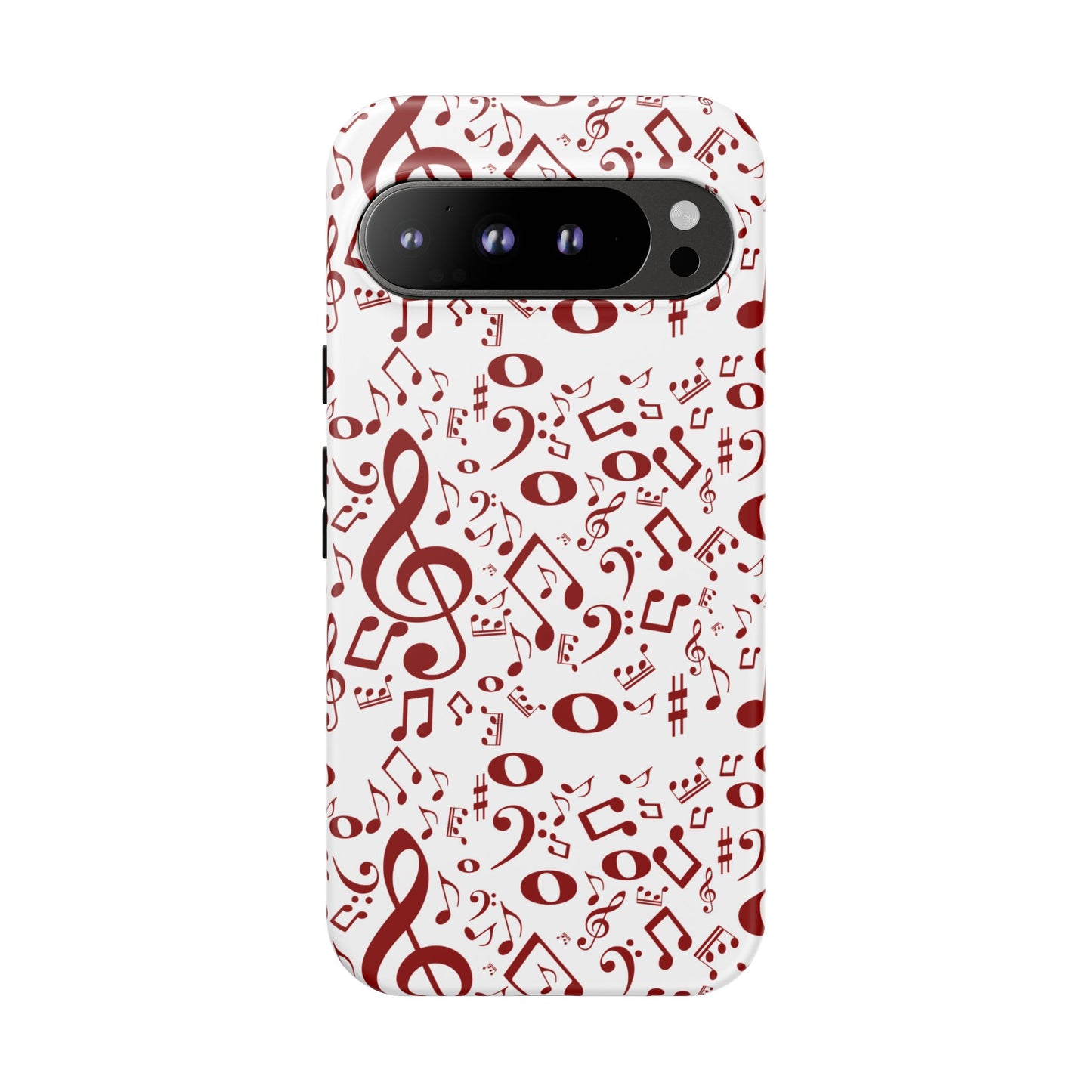 Musical Note Phone Case, Tough iPhone Cover, Gift for Musicians, Customizable, Music Lover's Accessory, Durable Phone Protection