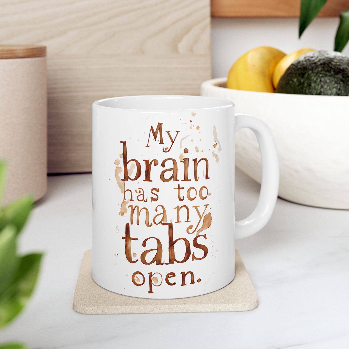 Coffee Lover's Ceramic Mug - Perfect Gift for Birthdays, Holidays, and Coffee Enthusiasts, Unique Kitchen Decor, 11oz or 15oz