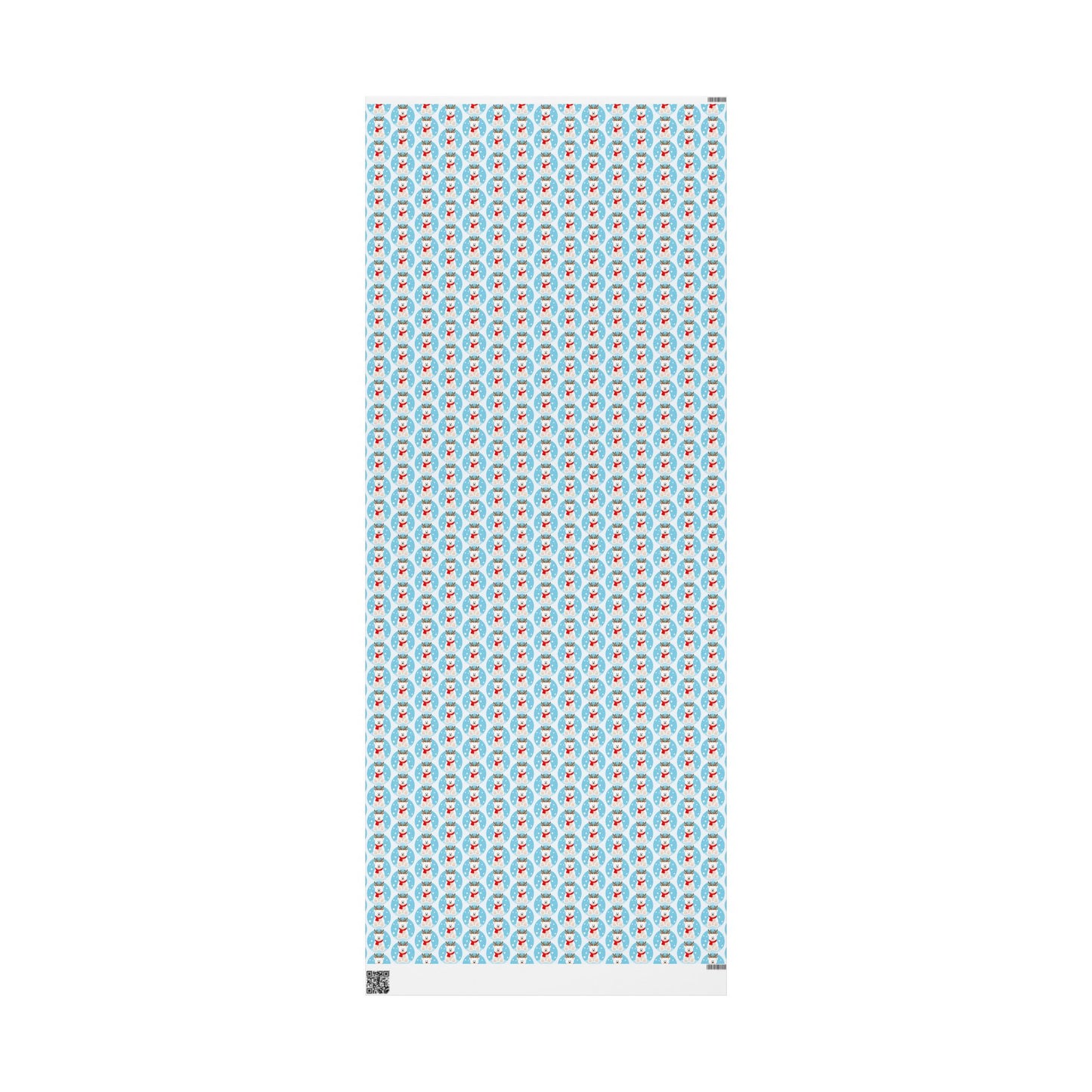 Snow Globe Reindeer Wrapping Paper Roll — Cute Holiday Gift Wrap