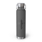 Stylish Copper Insulated Water Bottle - 22oz, Cross Design, Travel Flask, Gift for Him/Her, Unique Outdoor Hydration