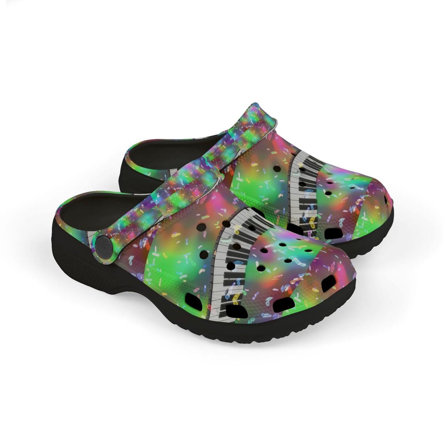 Colorful Musical Kid's EVA Foam Clogs - Bright, Fun