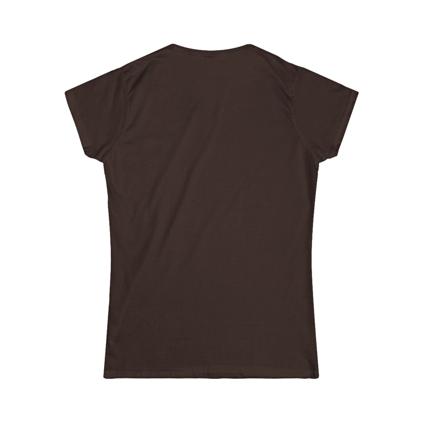 Women's Softstyle Tee with Heart Design, Casual Graphic T-Shirt, Gift for Her, Valentine’s Day Apparel, Trendy Outfit