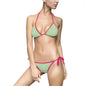 Floral Green Bikini Swimsuit, Beachwear, Summer Swimwear, Tropical Vacation, Swim Set, Pool Party Outfit