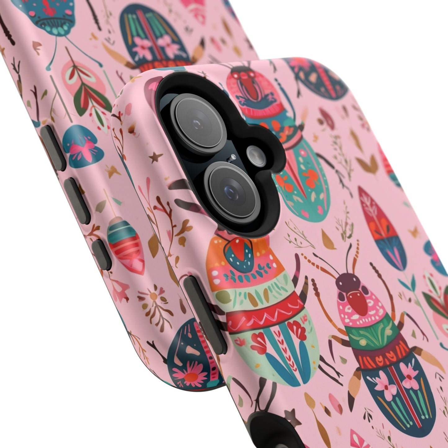 Phone Case — Colorful Boho Beetle Magnetic Impact-Resistant Cover