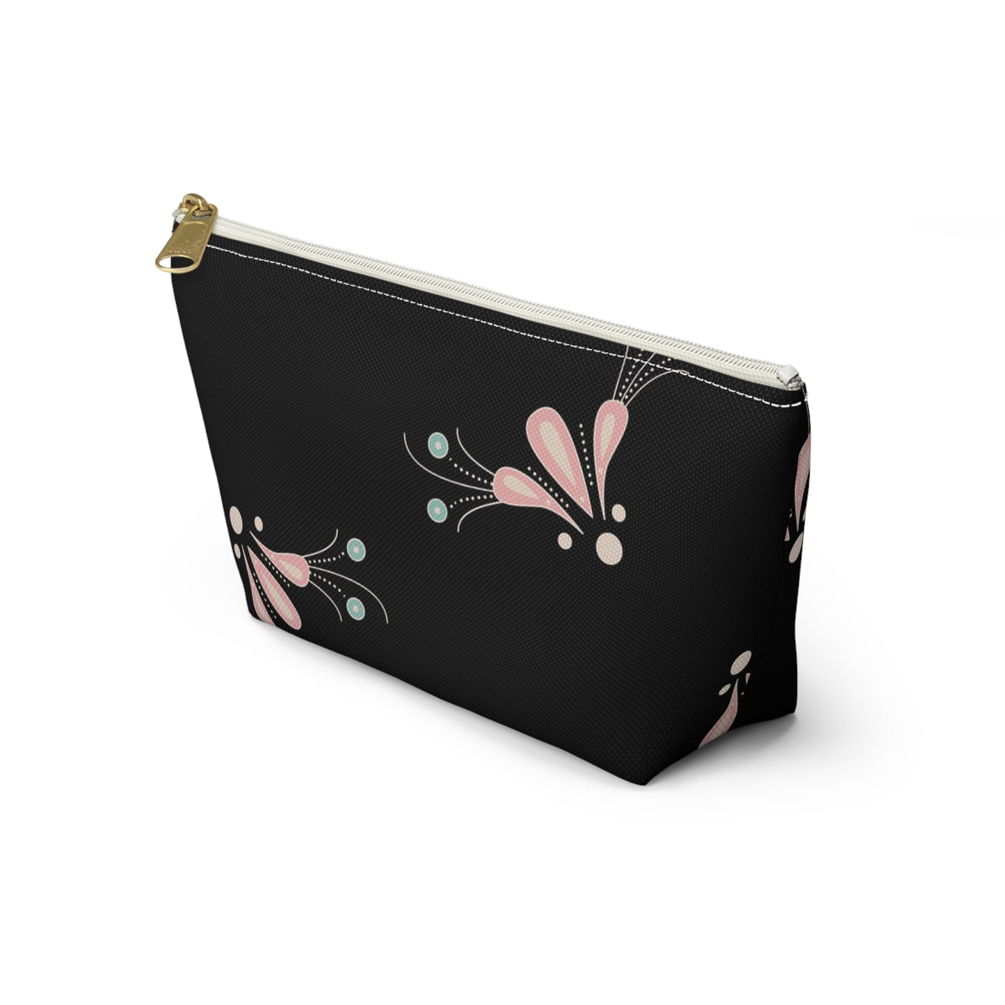 Chic Cosmetic Bag, Stylish Accessory Pouch, Makeup Organizer, Gift for Her, Floral Print Travel Case