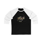 Floral Vintage Car Baseball Tee - Unisex 3/4 Sleeve Shirt, Gift for Car Lovers, Spring Fashion, Retro Style, Cute Casual Wear