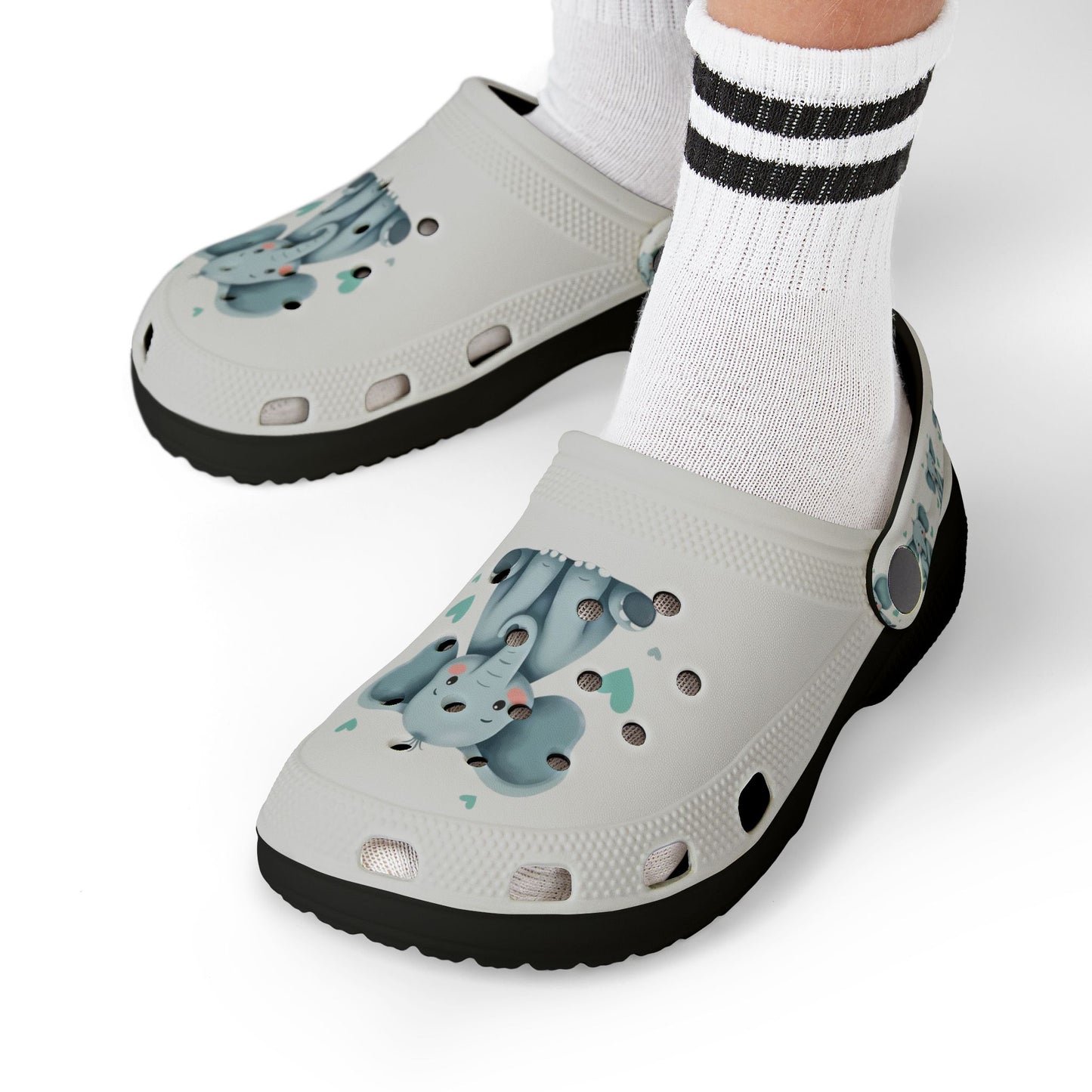 Kid's Elephant Design EVA Foam Clogs