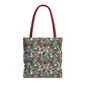Chic Patterned Tote Bag, Eco-Friendly Shopping Tote, Colorful Beach Bag, Stylish Everyday Carryall, Unique Gift Idea