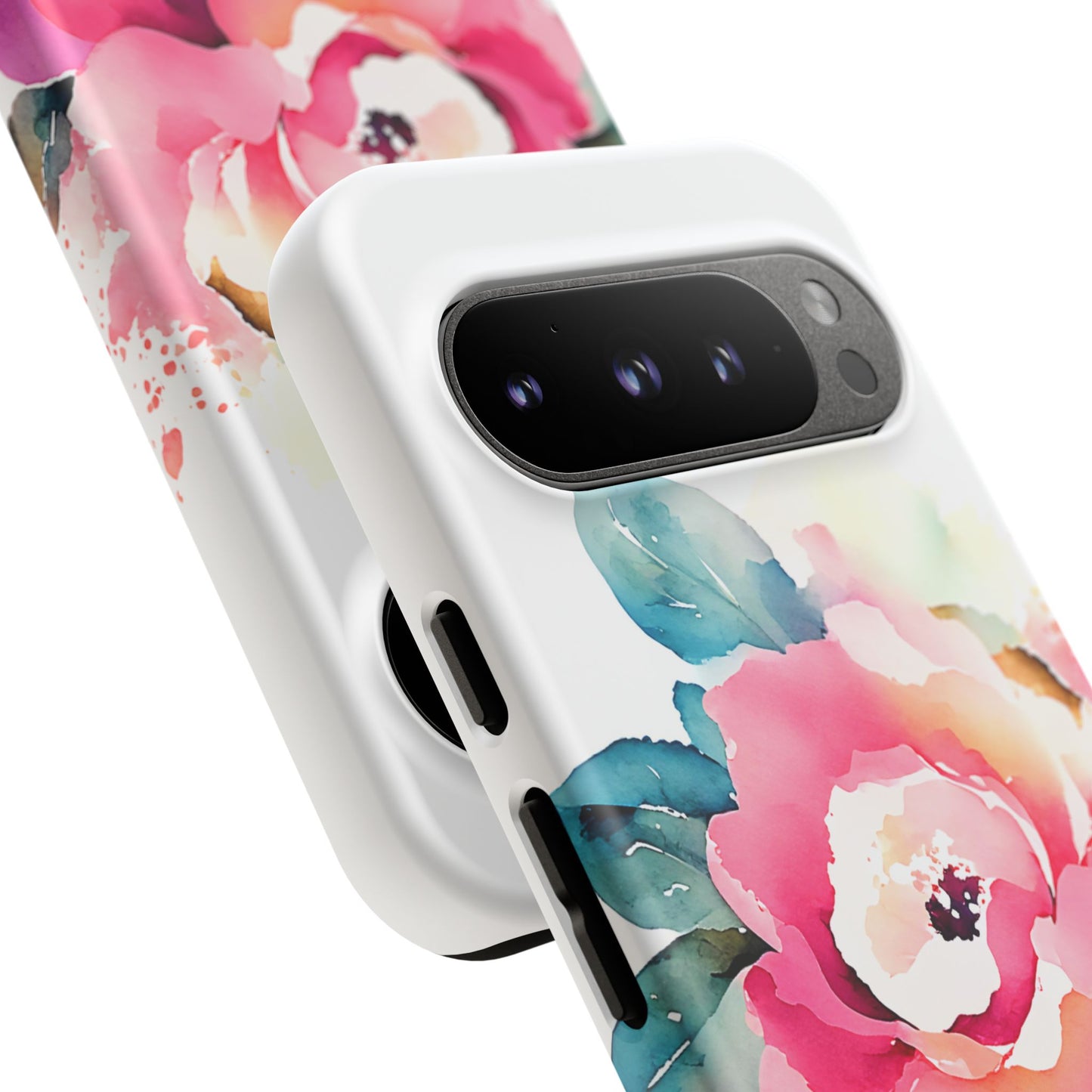 Floral Phone Case - Vibrant Rose Design