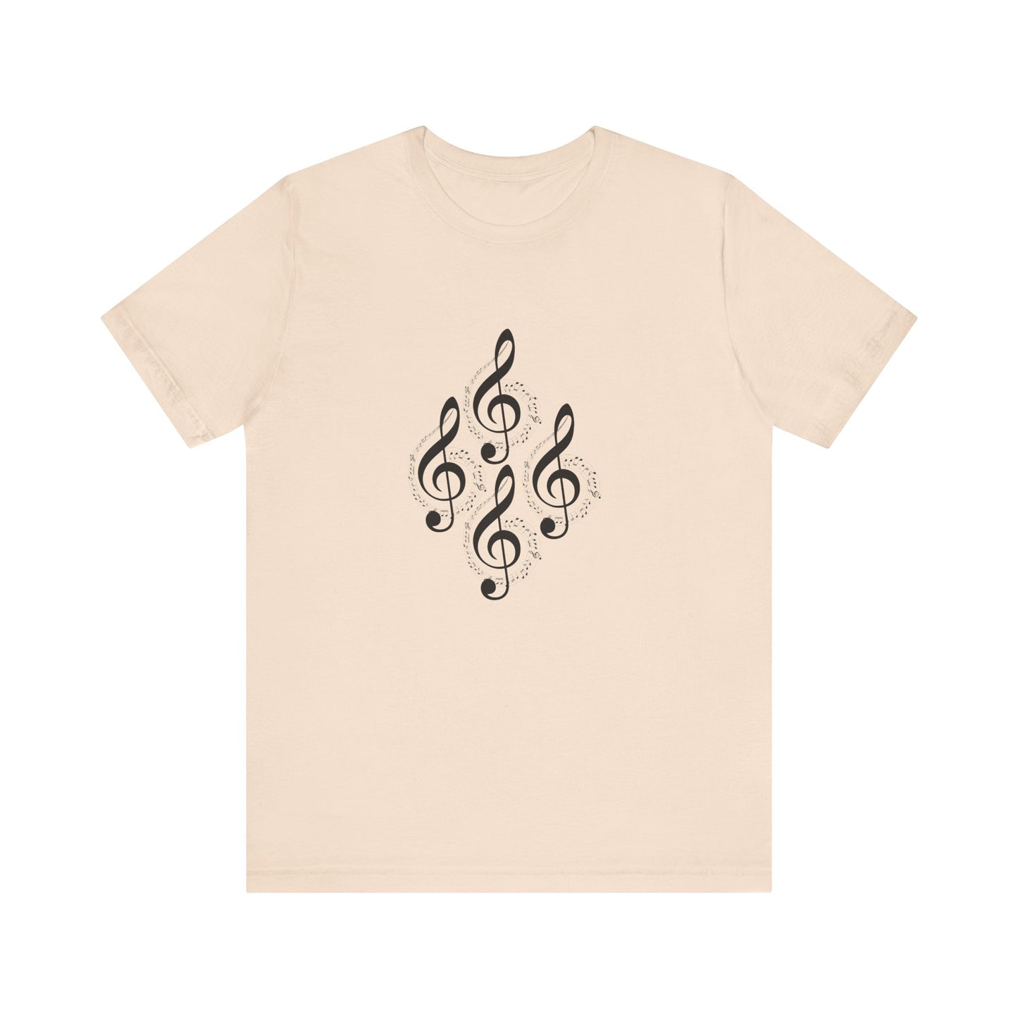 Musical Notes Tee - Perfect for Music Lovers, Casual Wear, Concerts, Festivals, Unique Gift Idea