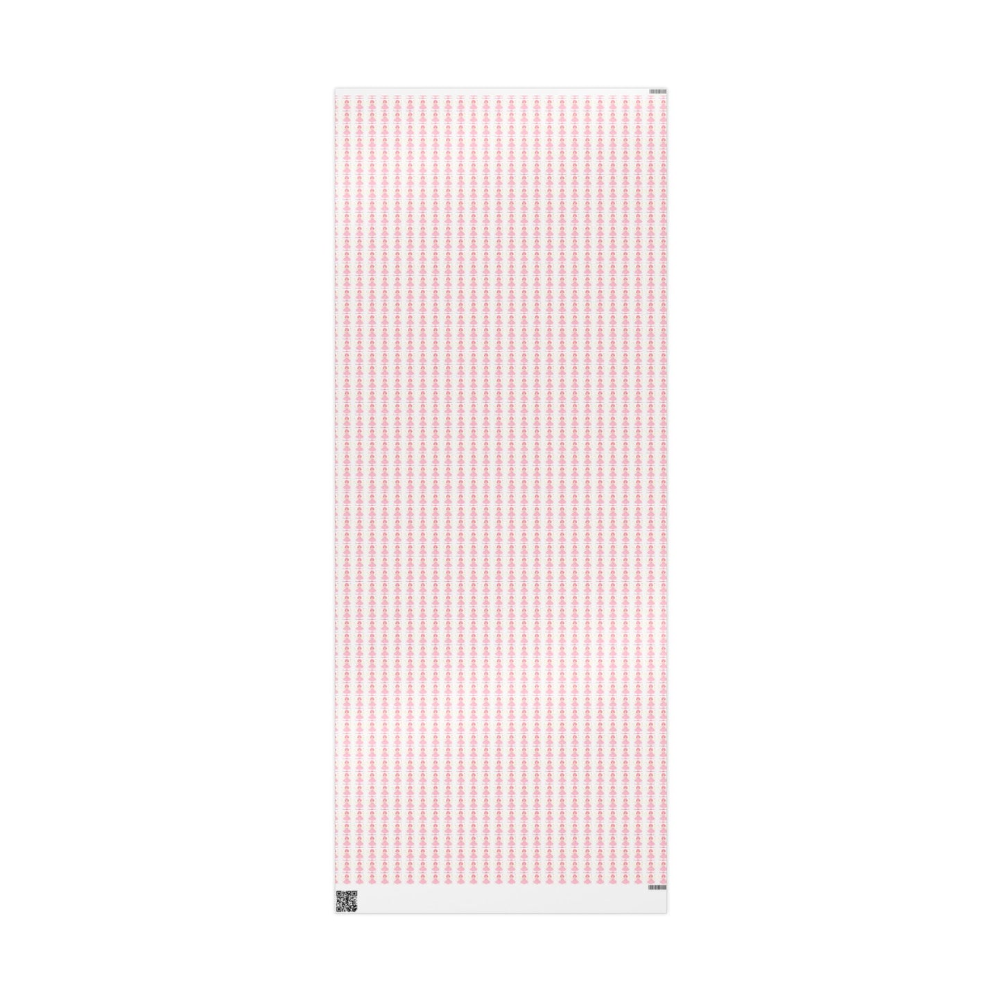 Pink Heart Pattern Wrapping Paper Roll — Cute Valentine & Birthday Gift Wrap