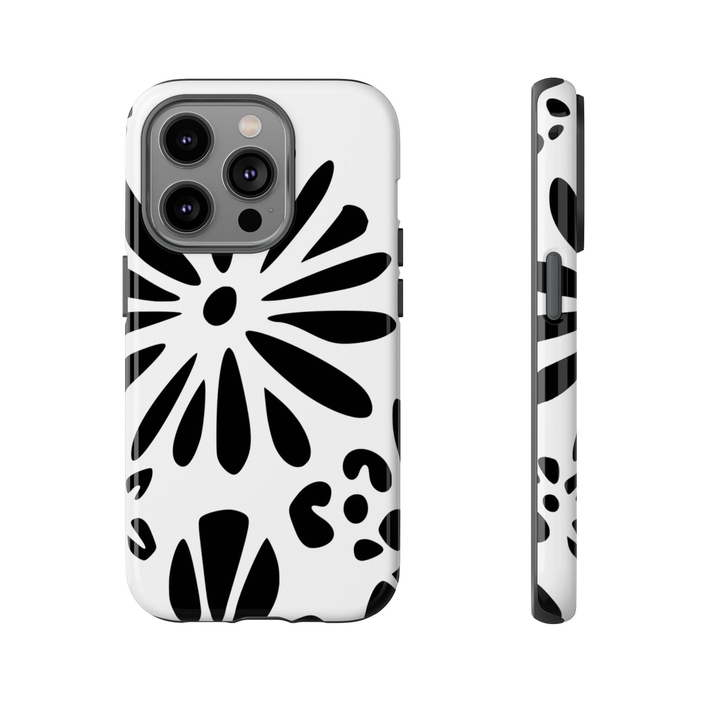 Stylish Phone Case with Floral Design, Tough Phone Cover for Her, Trendy Black and White Cell Phone Case, Unique Gift for Birthdays [...]