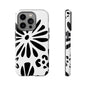 Stylish Phone Case with Floral Design, Tough Phone Cover for Her, Trendy Black and White Cell Phone Case, Unique Gift for Birthdays [...]