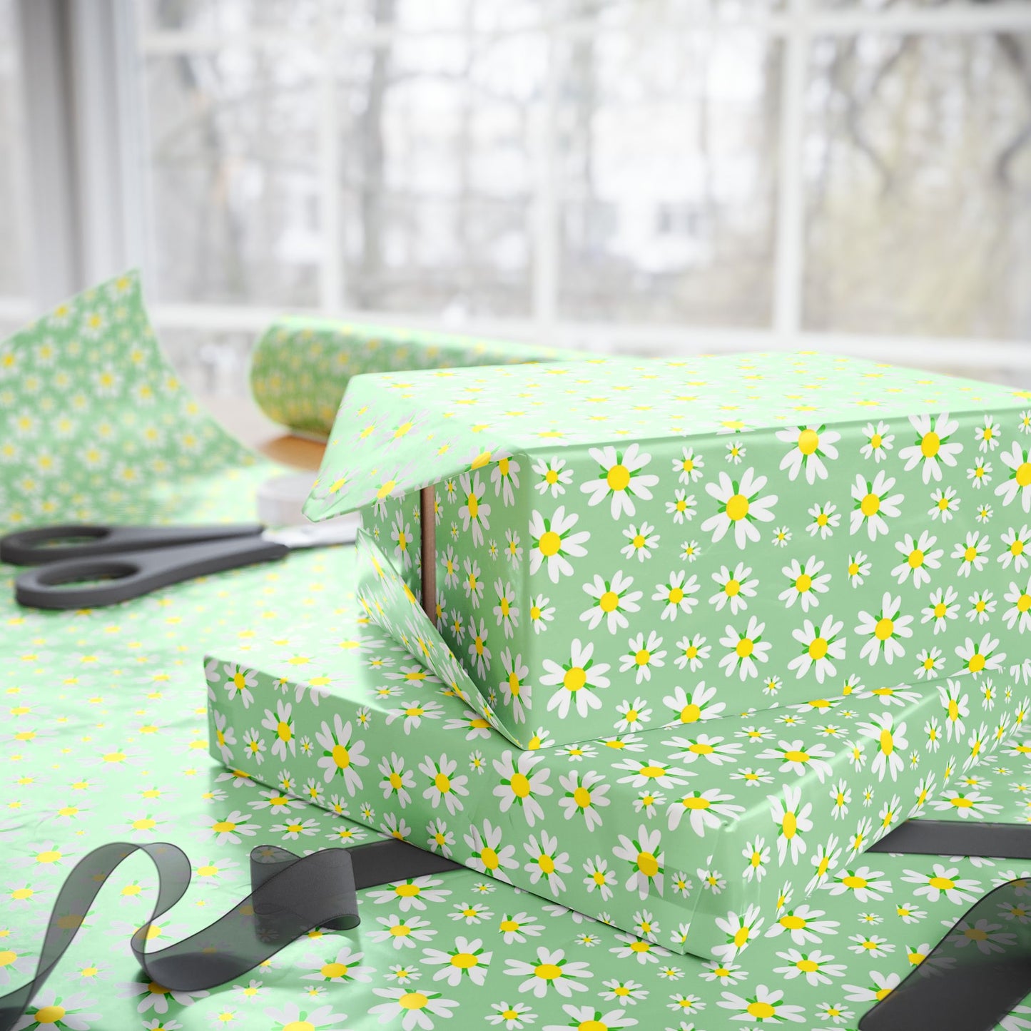Charming Floral Wrapping Paper, Gift Wrapping, Eco-Friendly, Birthday, Baby Shower, Holiday Celebrations, Spring Decor