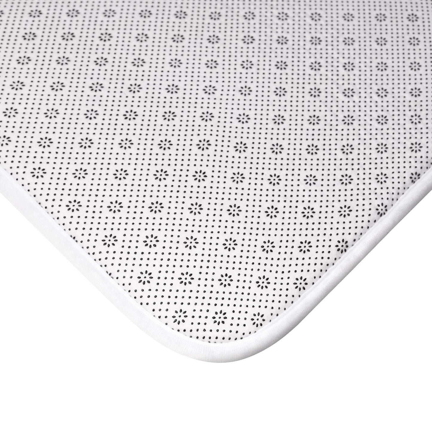Floral Elegance Bath Mat - Soft Rug for Bathroom Decor, Home Spa, Spring Gift, Cozy Vibe