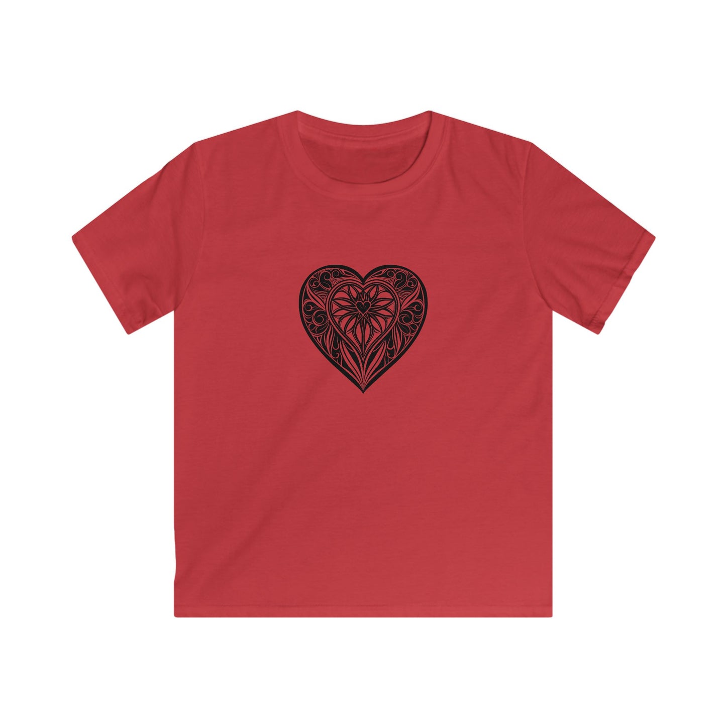 Heart Lion Kids Tee, Cute Children's T-Shirt