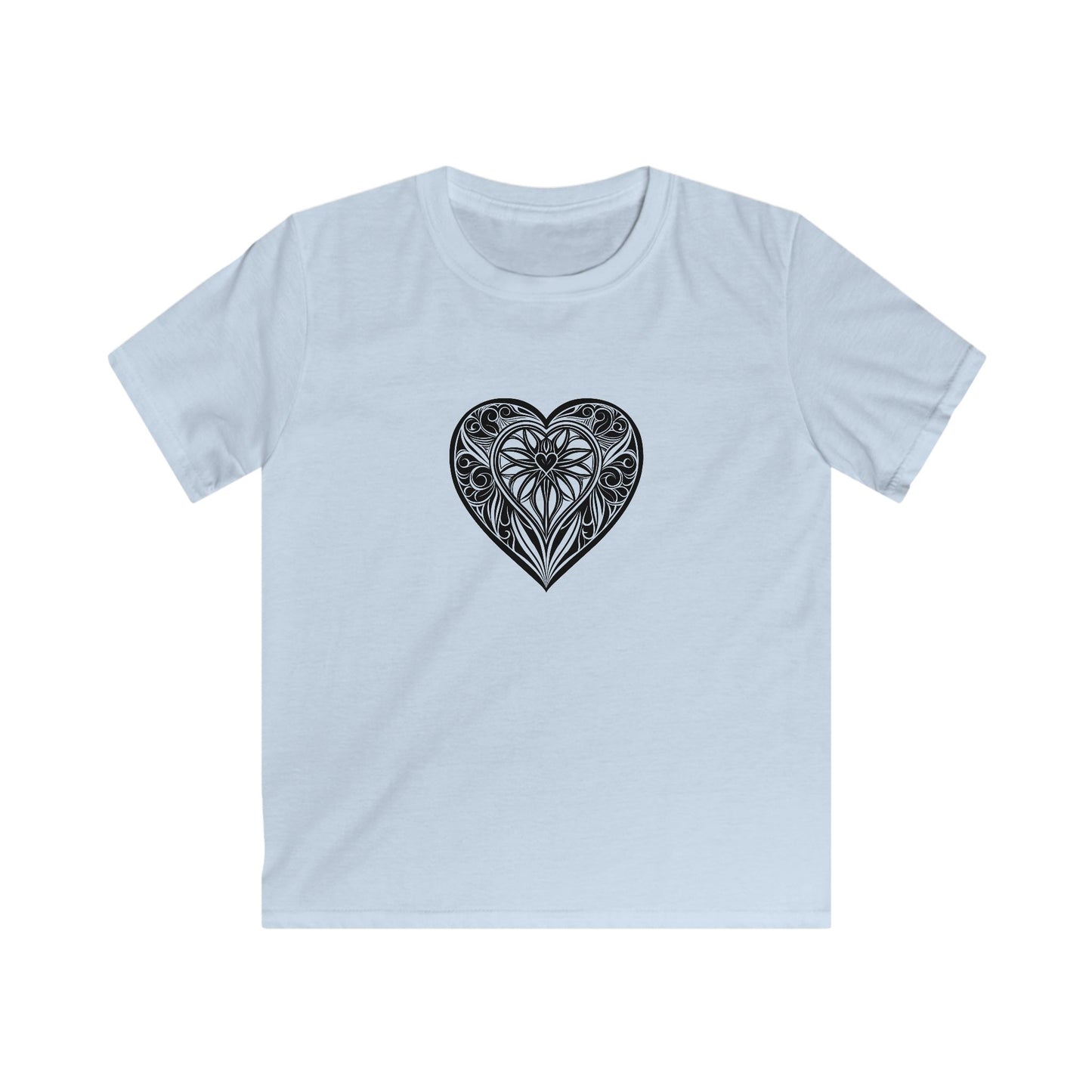 Heart Lion Kids Tee, Cute Children's T-Shirt