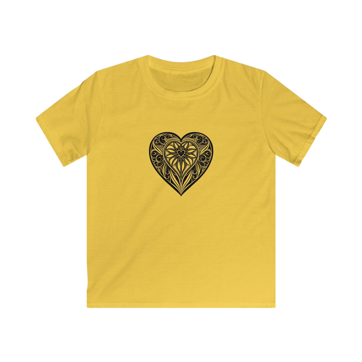 Heart Lion Kids Tee, Cute Children's T-Shirt