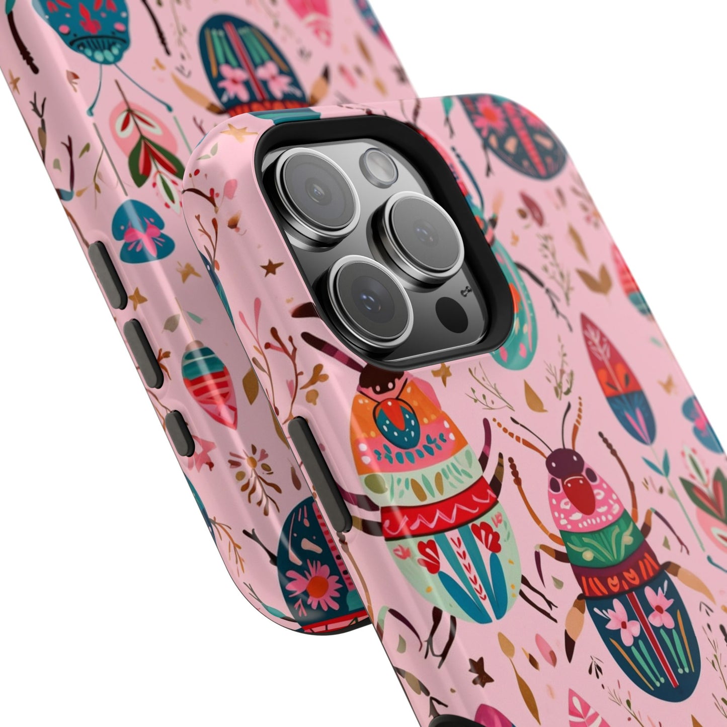 Phone Case — Colorful Boho Beetle Magnetic Impact-Resistant Cover