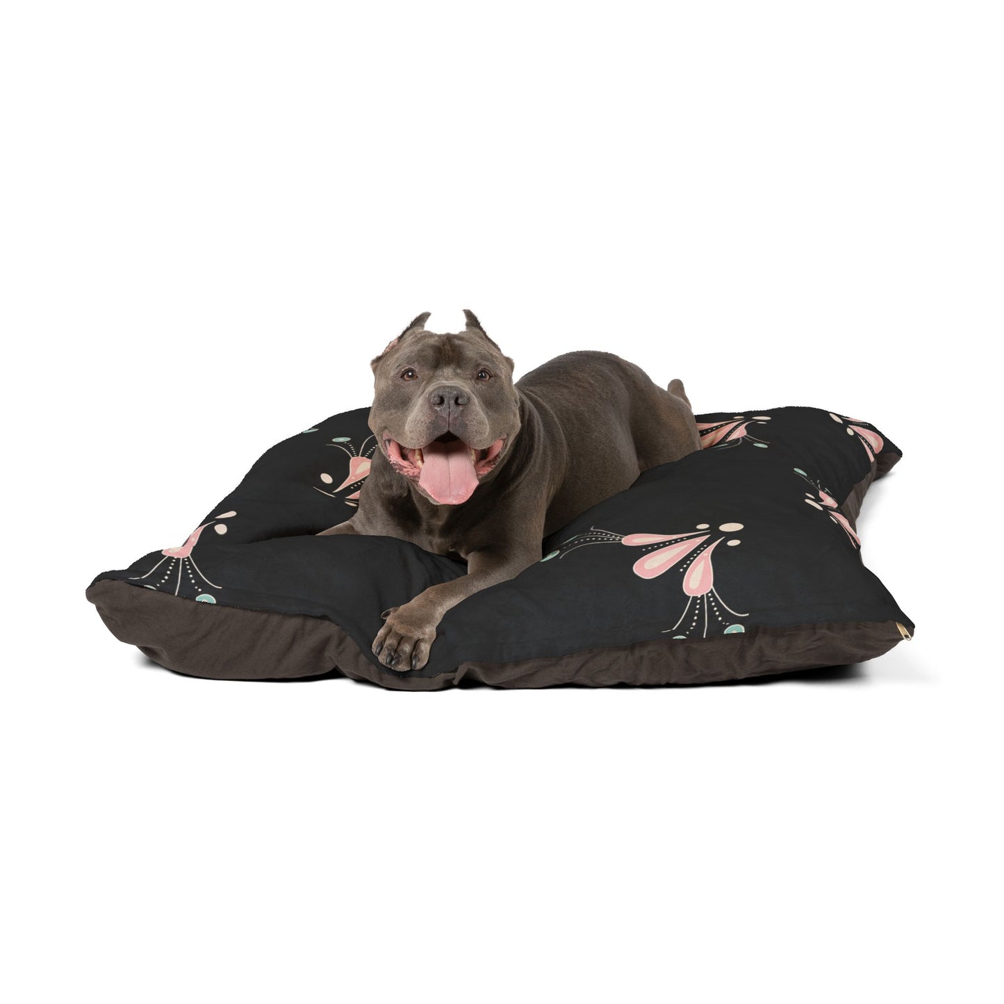 Floral Pet Bed, Cozy Dog Bed, Cat Bed for Relaxation, Stylish Pet Accessory, Comfortable Pet Sleeping Place
