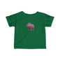 Cute Hippo Infant T-Shirt, Baby Birthday Gift, Toddler Apparel, Animal Lover Tee, Kids Casual Wear
