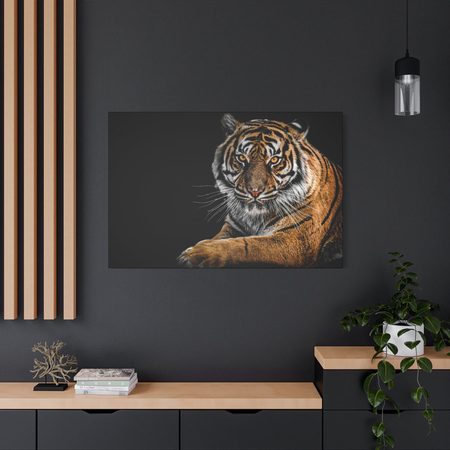 Majestic Tiger Canvas Art, Perfect for Animal Lovers