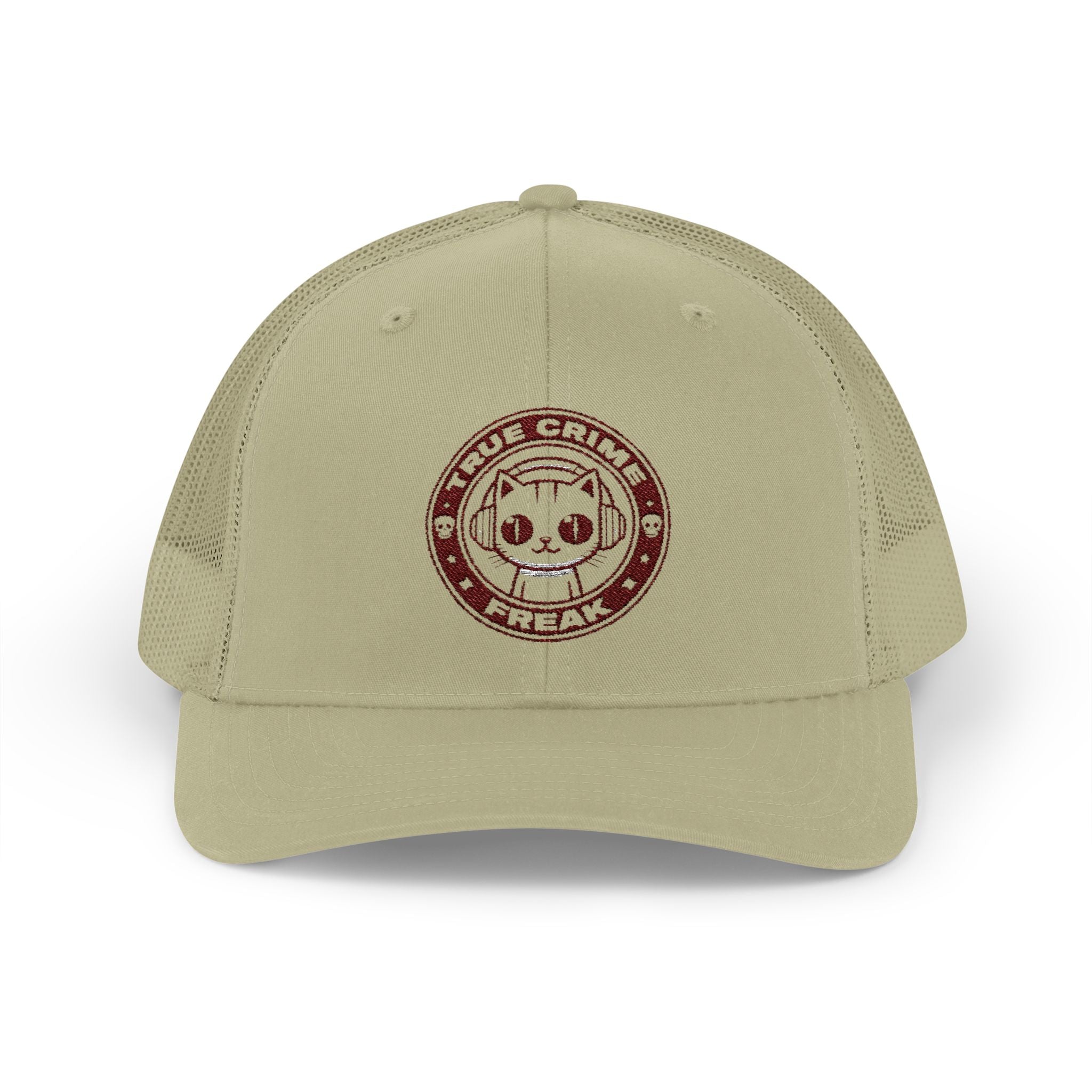 Trucker Cap — Cute Cat Circle Patch Snapback