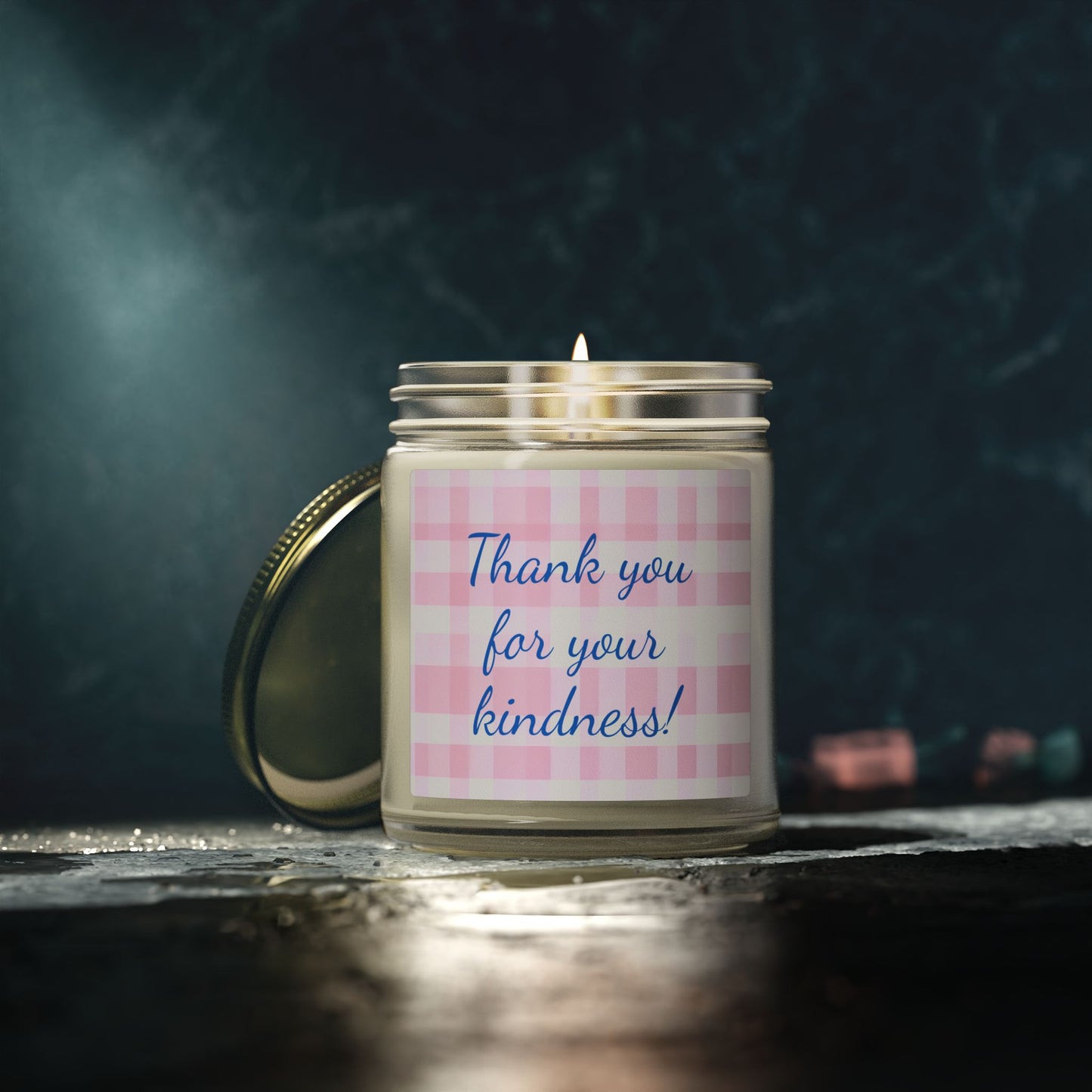 Thank You For Your Kindness Scented Candle (Coconut Apricot Wax)