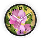 Floral Wall Clock, Boho Decor for Home, Functional Art, Gift for Her, Living Room Accent