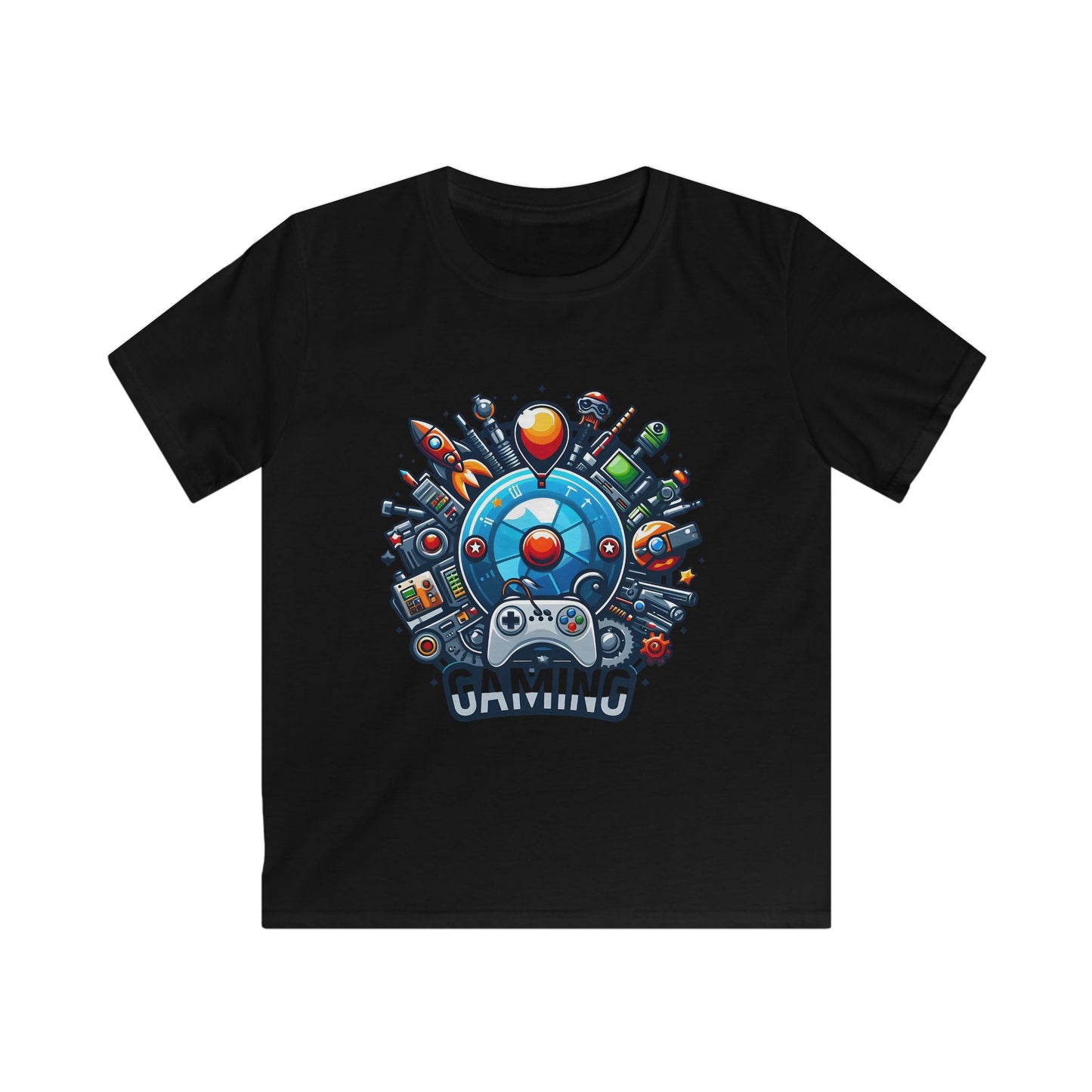 Gaming Adventure Kids Tee, Fun Tee for Young Gamers, Birthday Gift for Boys & Girls, Unique Gaming Apparel, Playful T-Shirt for Kids
