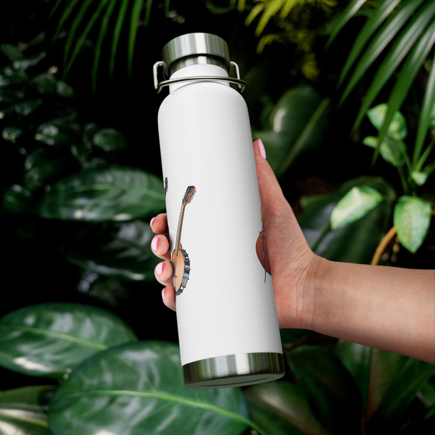 Musical Instruments Water Bottle | Copper Vacuum Insulated Bottle | Gift for Musicians, Music Lovers, Durable Travel Mug, Concert [...]