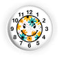 Floral Smile Wall Clock — Cheerful Daisy Face Home Decor