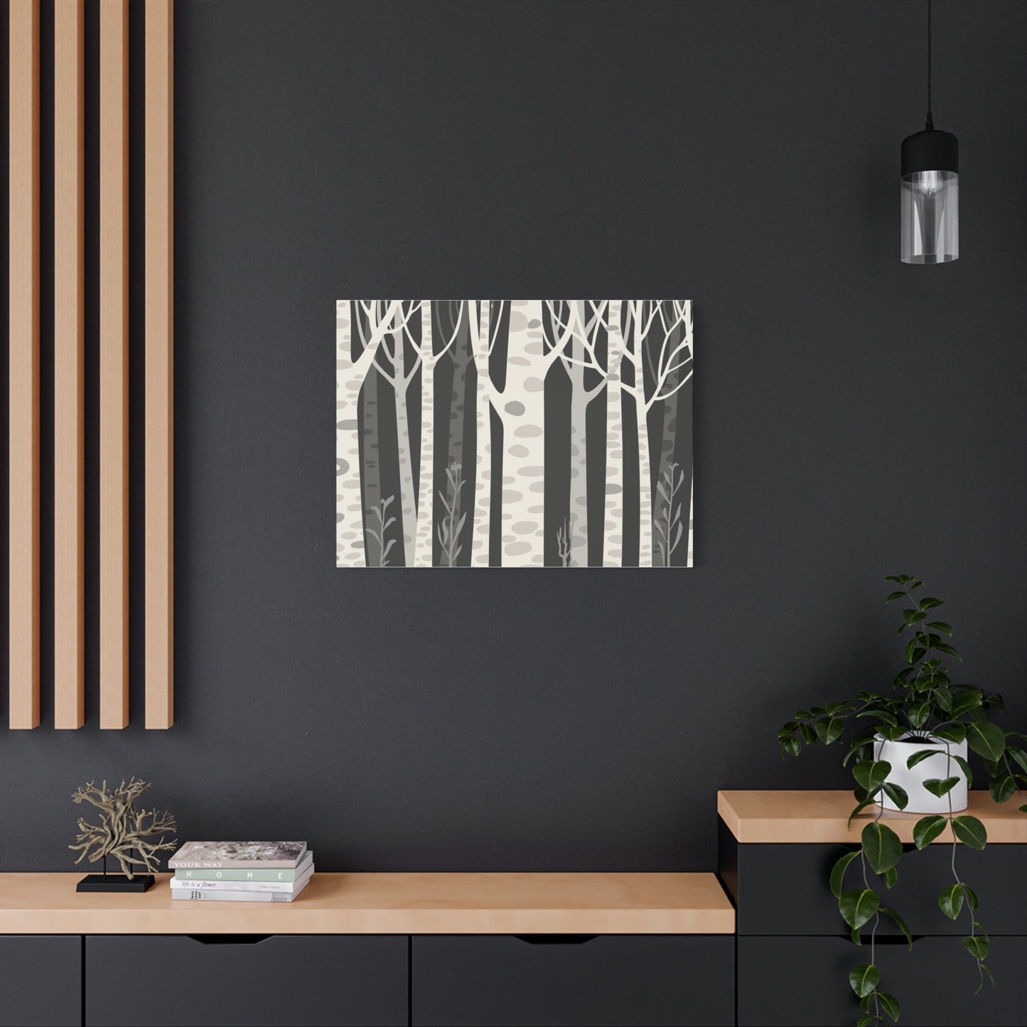 Matte Canvas, Stretched, 1.25" - Trees