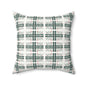 Holiday Plaid Pine & Berry Decorative Pillow
