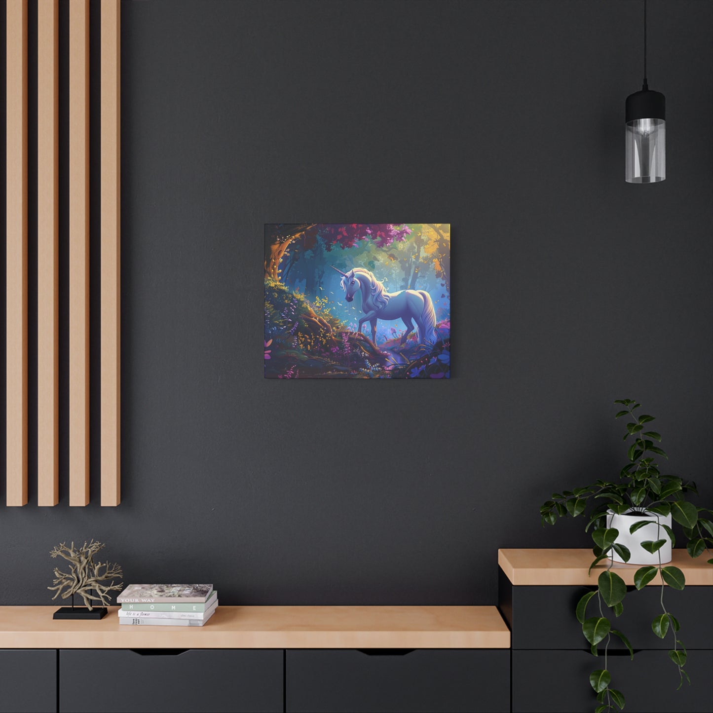 Matte Canvas, Stretched, 1.25" - Unicorn