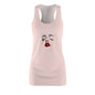 Women's Racerback Dress with Elegant Red Lips Design | Summer Fashion, Casual Wear, Beach Cover-Up, Gift for Her, Trendy Outfit