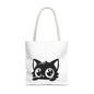 Adorable Cat Face Tote Bag | Cute Kitten Shopping Bag