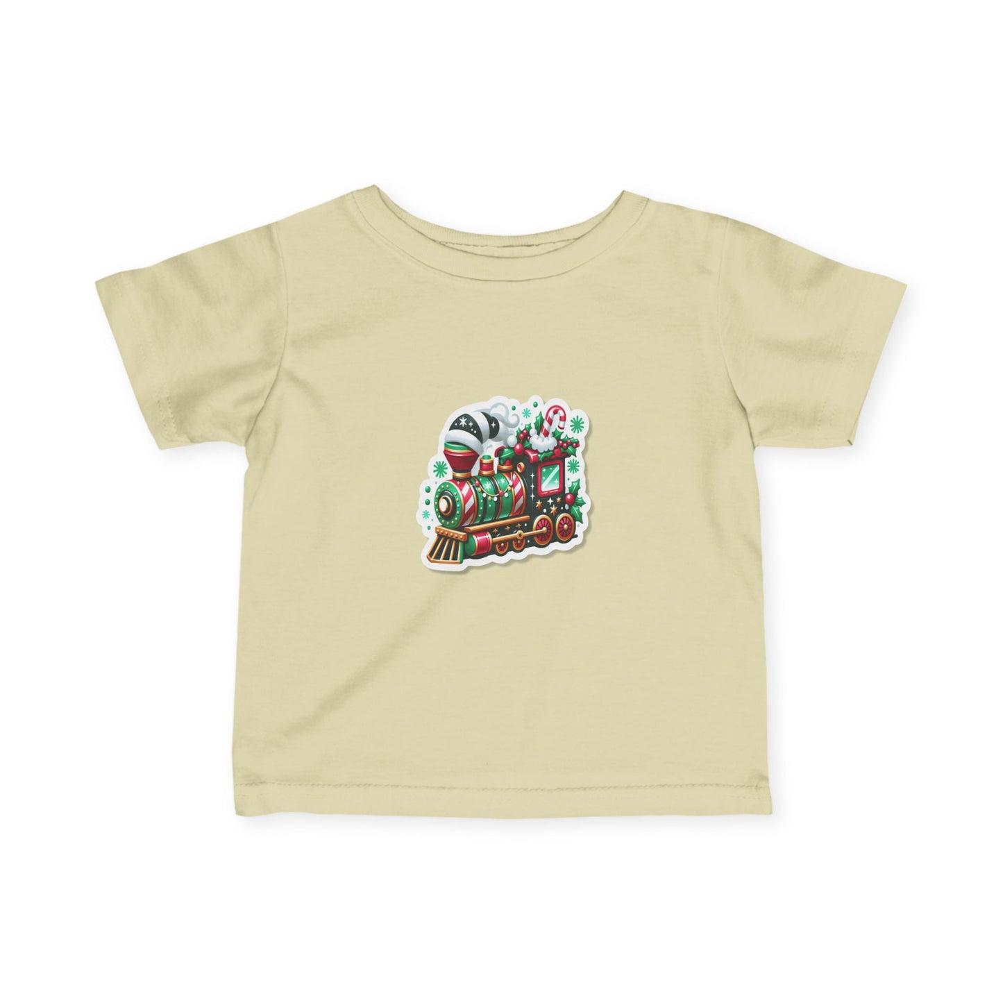 Infant Tee — Cute Christmas Toy Train Holiday Baby Shirt
