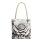 Elegant Floral Tote Bag, Garden Lover Gift, Shopping Bag, Art Print Tote, Mother's Day Gift, Eco-Friendly Canvas Bag