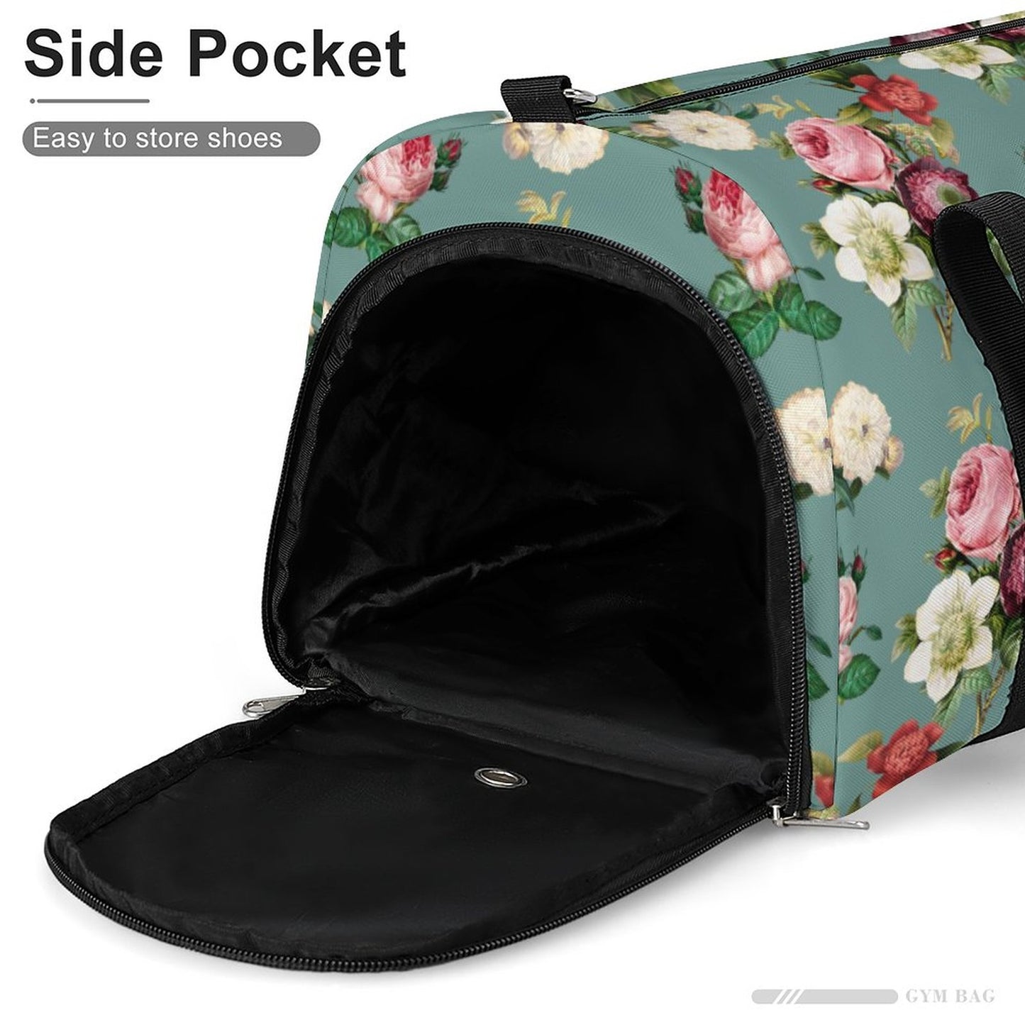 Oxford Gym Duffle Bag - Roses