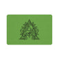 Monogram A Floral Pet Food Mat — 12x18 Decorative Feeding Placemat