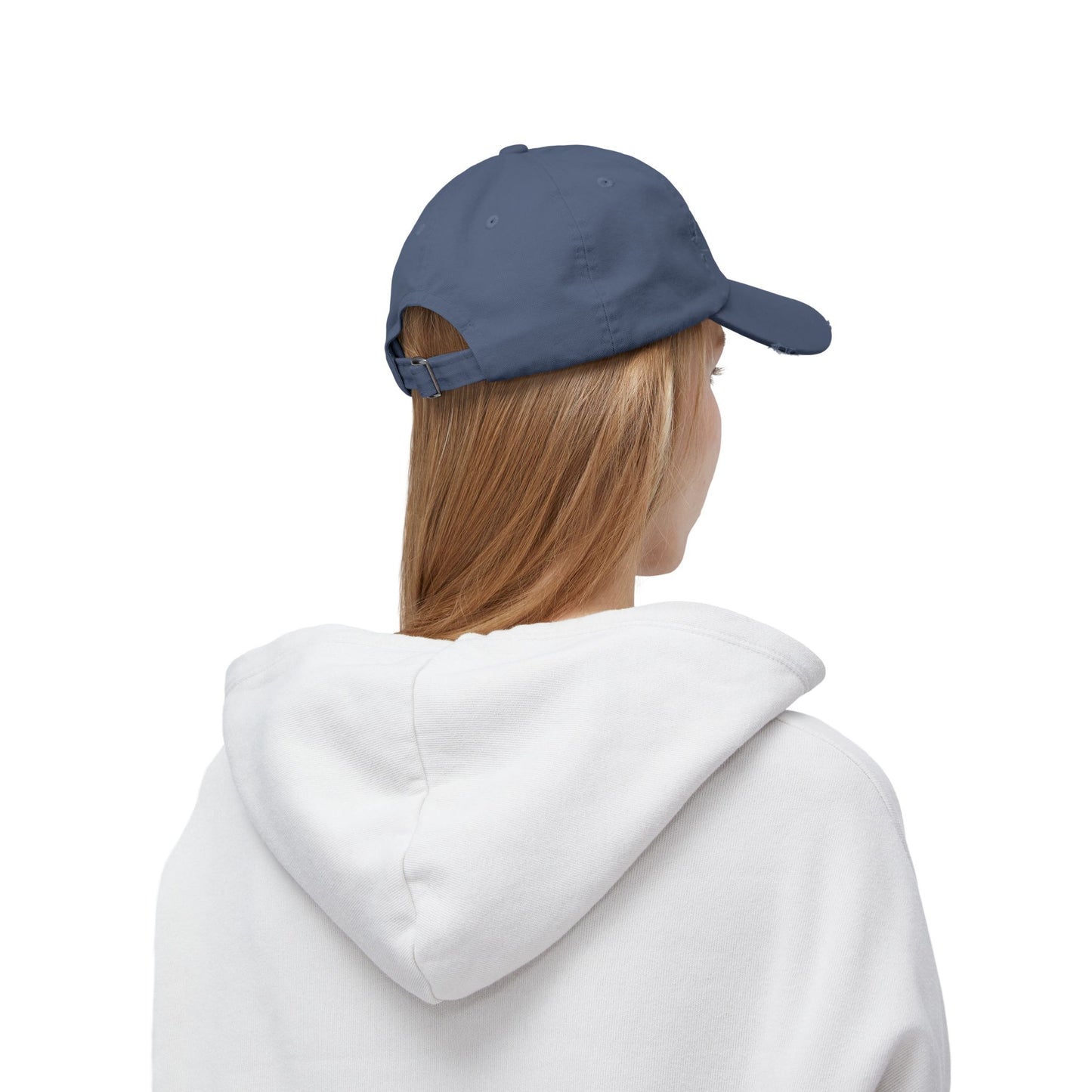 Floral Distressed Cap | Trendy Hat for Spring and Summer | Perfect Gift for Floral Lovers, Outdoor Events, Festivals, Birthdays