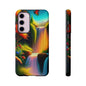 Phone Case - Vibrant Waterfall Landscape with Butterfly | Colorful Nature Protective Case