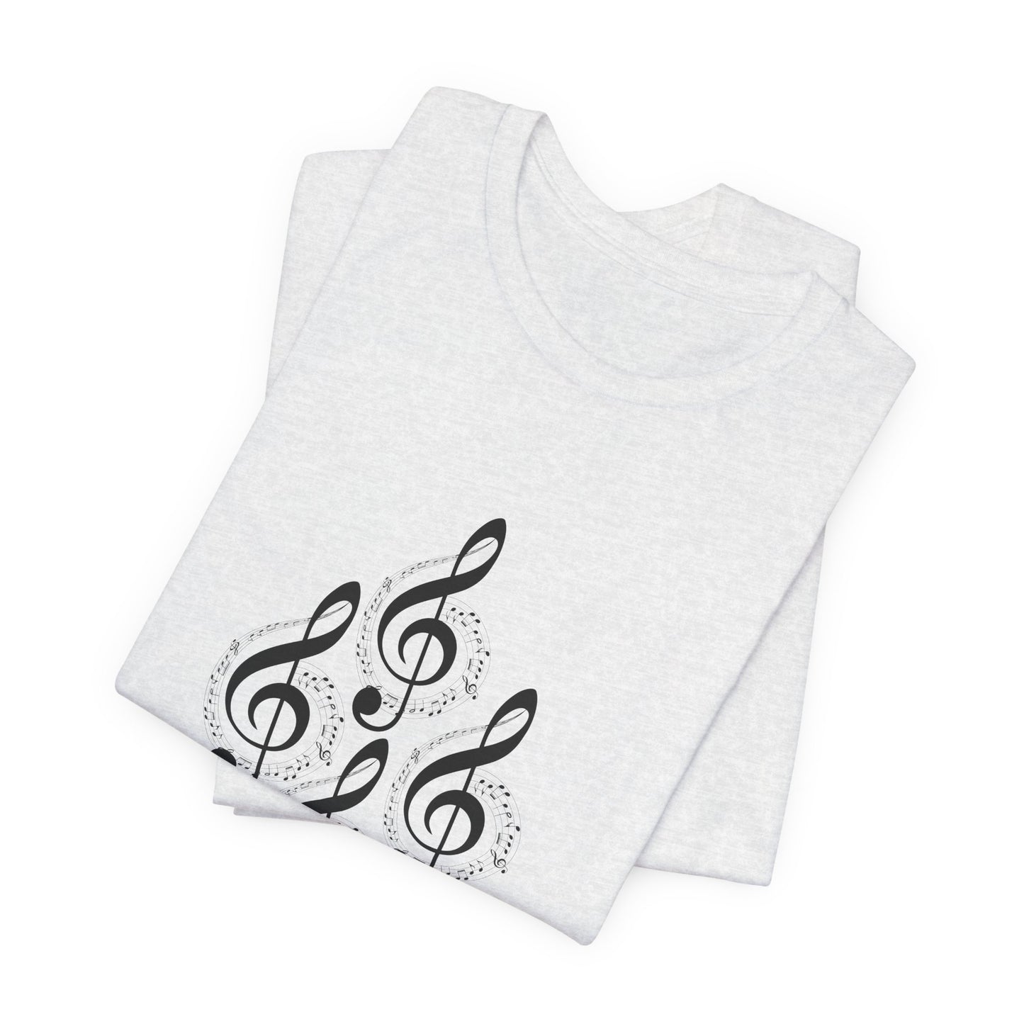 Musical Notes Tee - Perfect for Music Lovers, Casual Wear, Concerts, Festivals, Unique Gift Idea