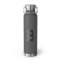 Personalized Copper Insulated Water Bottle, 22oz - "B" Custom Monogram