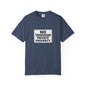 Unisex Garment-Dyed T-Shirt with Bold 'No Trespassing' Design