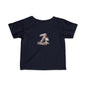 Colorful Number 2 Infant Tee, Cute Baby Shirt, Toddler Clothing, Birthday Outfit, Playful Kid’s Apparel